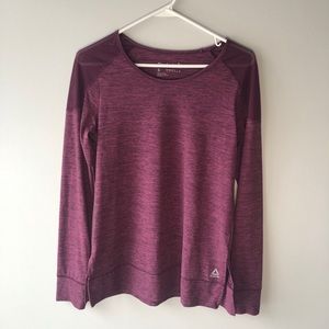NWOT Reebok Mesh Shoulder Long Sleeve